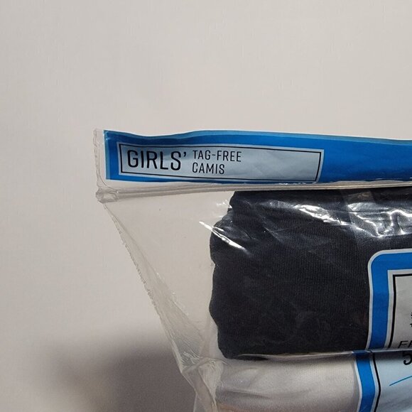 NWT Girls Fruit Of The Loom 4 Pack Cami Tops - Picture 2 of 3